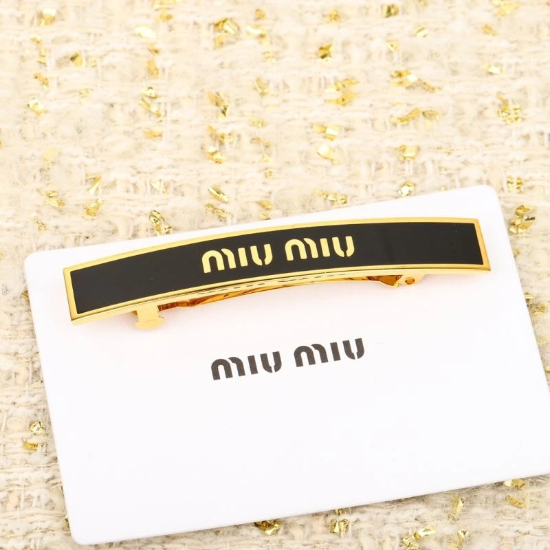 Bold Miu Miu Hairpins 211130