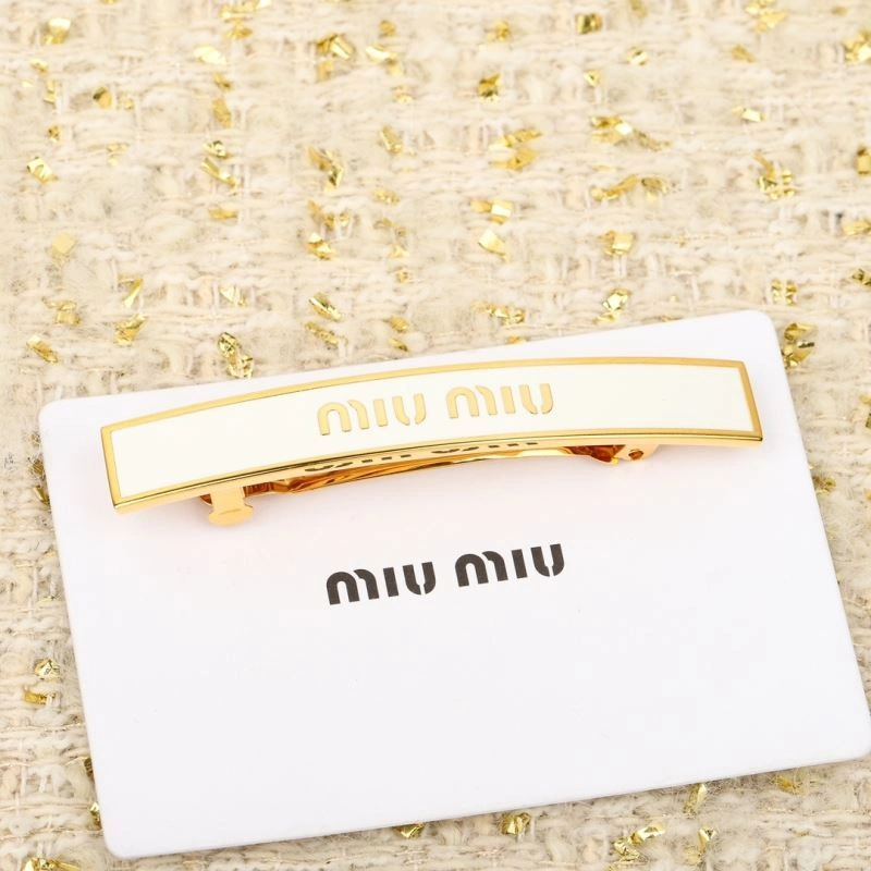 Bold Miu Miu Hairpins 211130