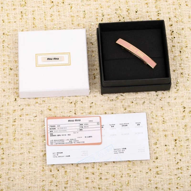 Miu Miu Hairpins Supportive 211120