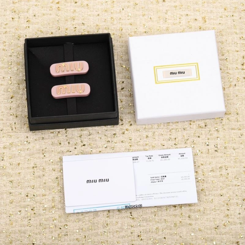 Miu Miu Hairpins Breathable 211146