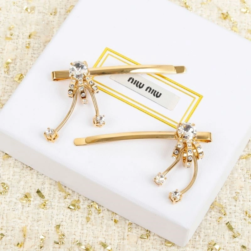 Minimalist Miu Miu Hairpins 209689