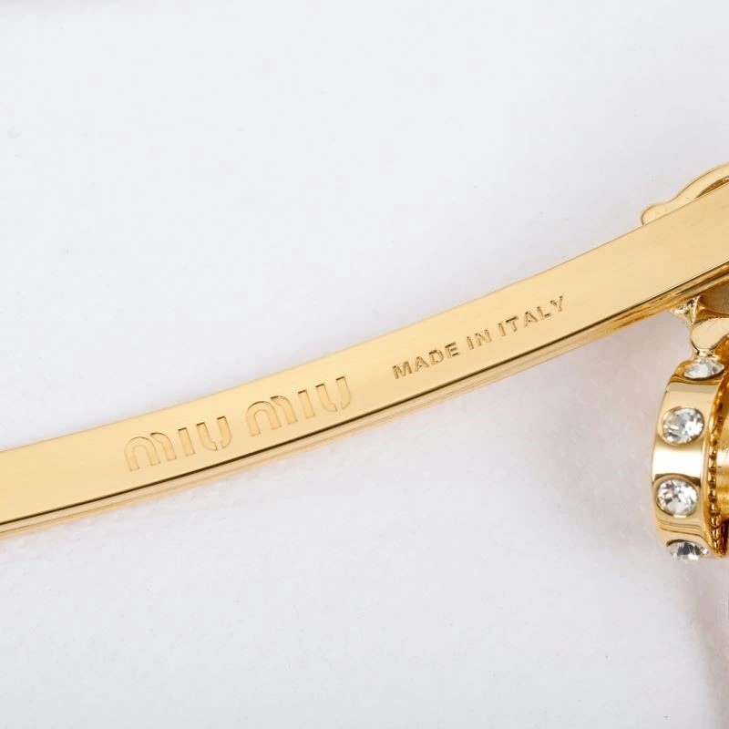 Minimalist Miu Miu Hairpins 209689