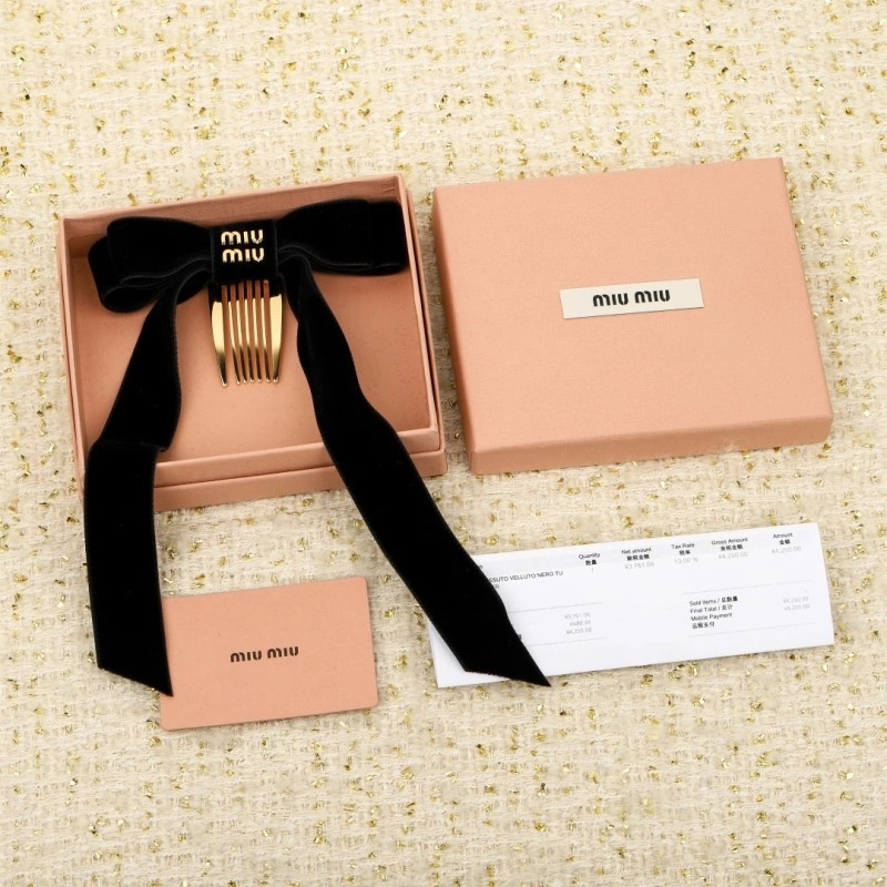 Snug Miu Miu Hairpins 207816
