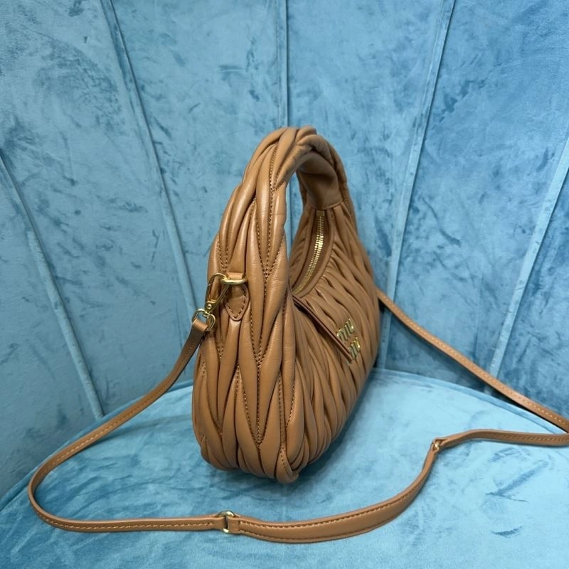 Miu Miu Hobo Bags SmoothTexture 58269