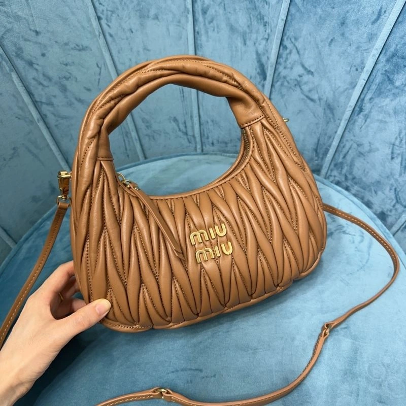 Miu Miu Hobo Bags SmoothTexture 58269