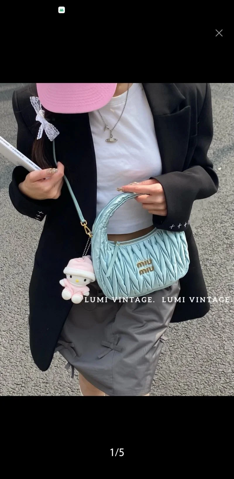 Miu Miu Hobo Bags Tailored 43561