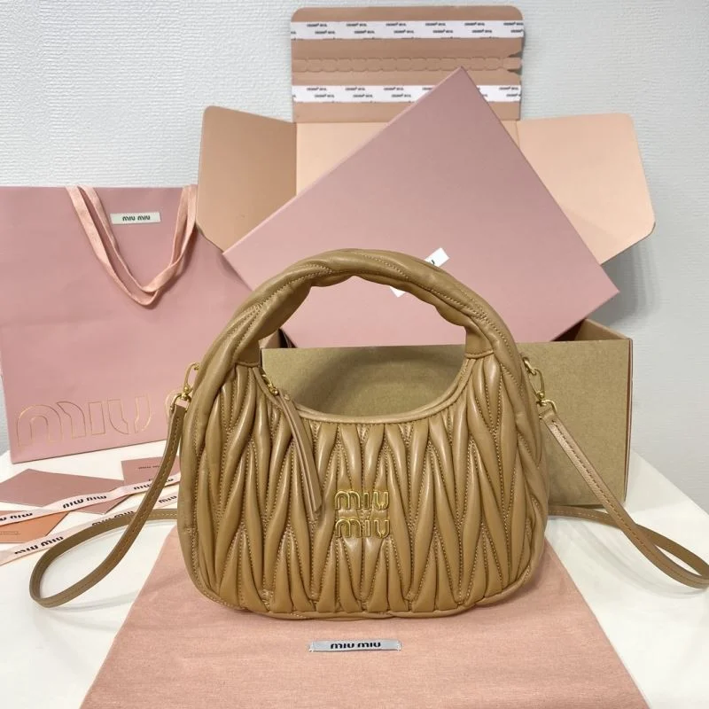 Miu Miu Hobo Bags Stretchable 43554