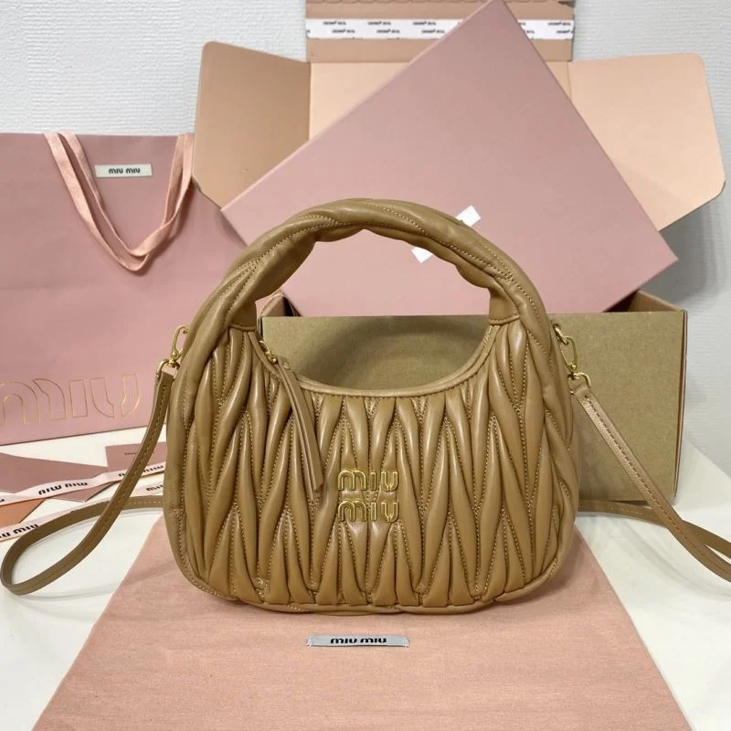 Miu Miu Hobo Bags Stretchable 43554