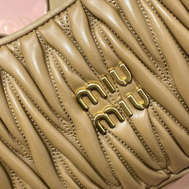 Miu Miu Hobo Bags Stretchable 43554