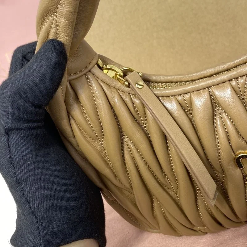 Miu Miu Hobo Bags Stretchable 43554