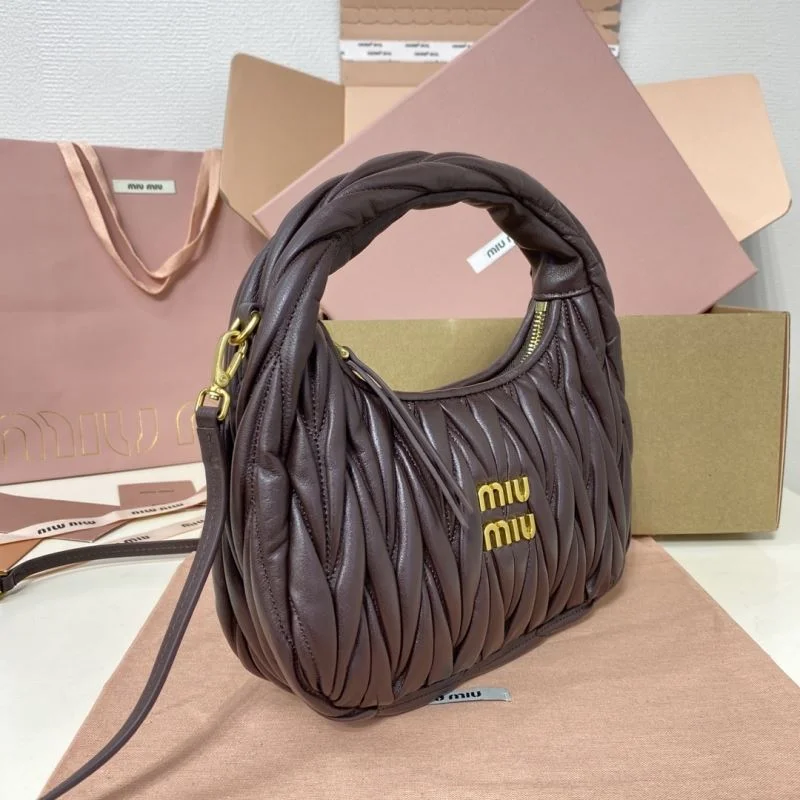 Miu Miu Hobo Bags Soft 43556