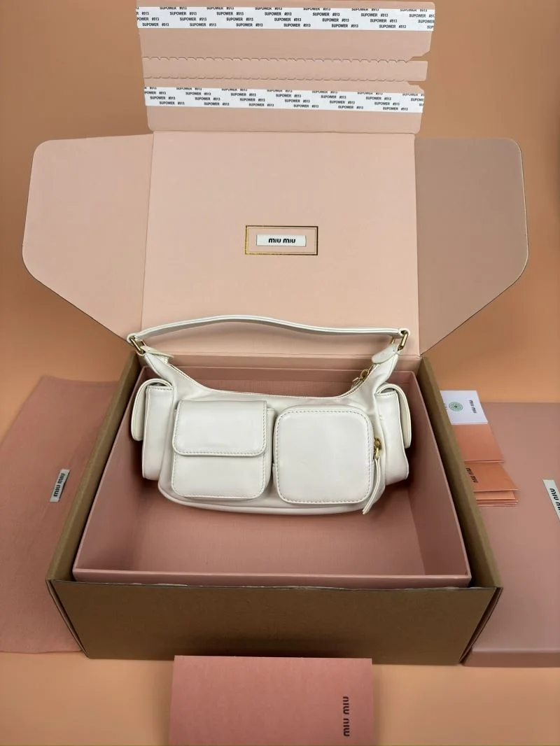 Breathable Miu Miu Hobo Bags 56053