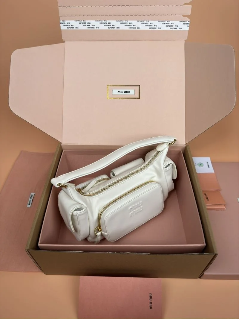 Breathable Miu Miu Hobo Bags 56053