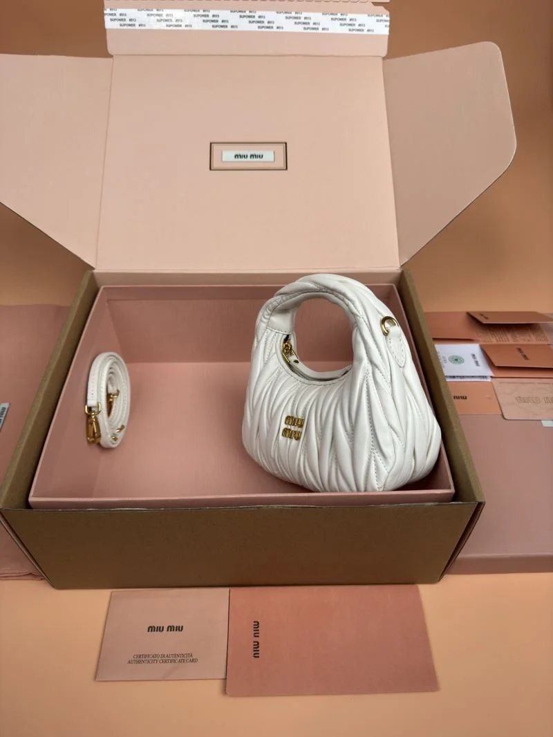 Miu Miu Hobo Bags Soft 56061
