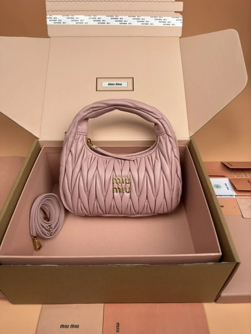 Breathable Miu Miu Hobo Bags 56043