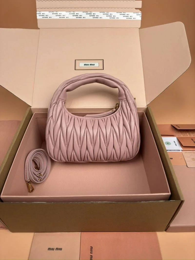 Breathable Miu Miu Hobo Bags 56043