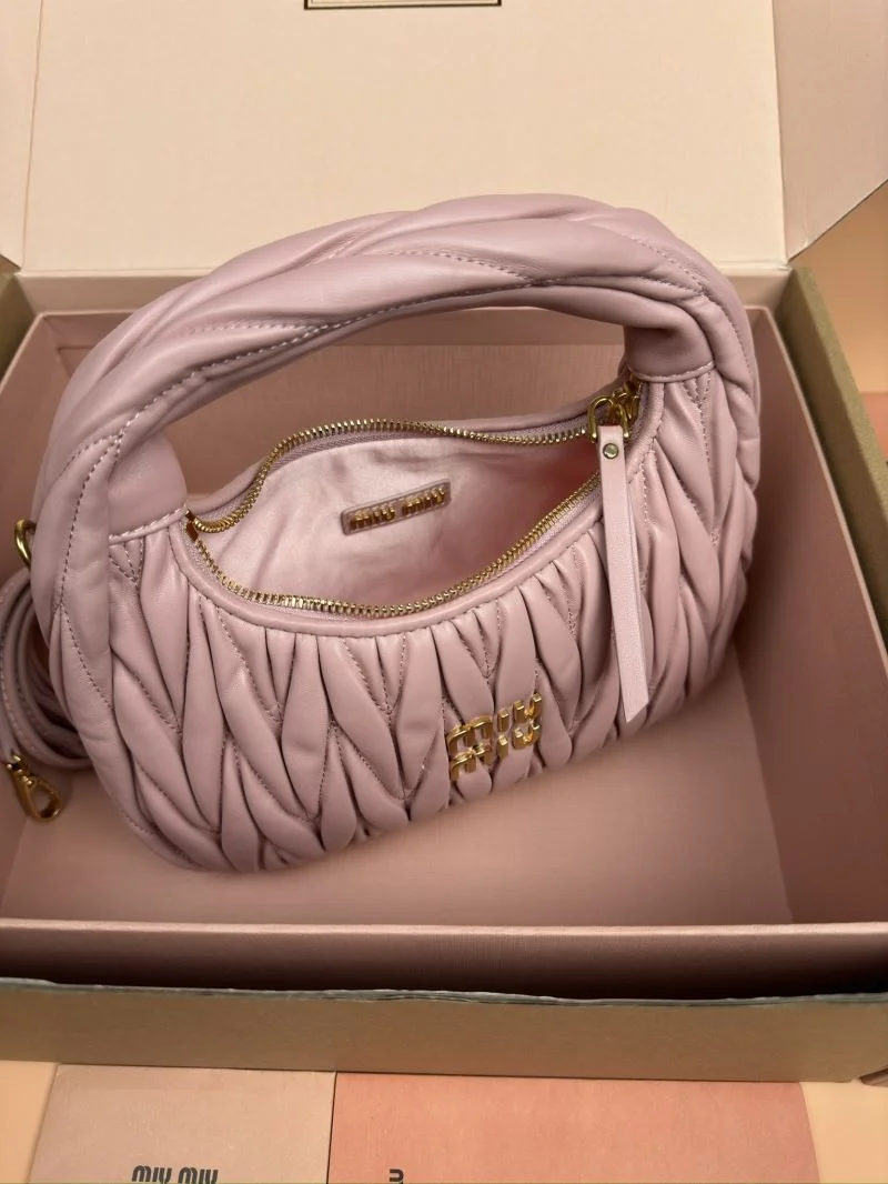 Breathable Miu Miu Hobo Bags 56043