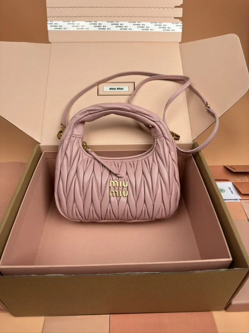 Breathable Miu Miu Hobo Bags 56043