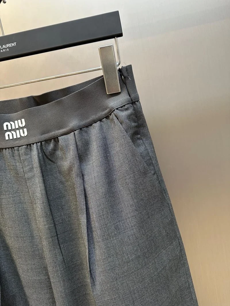 Miu Miu Long Pants Stylish 163653