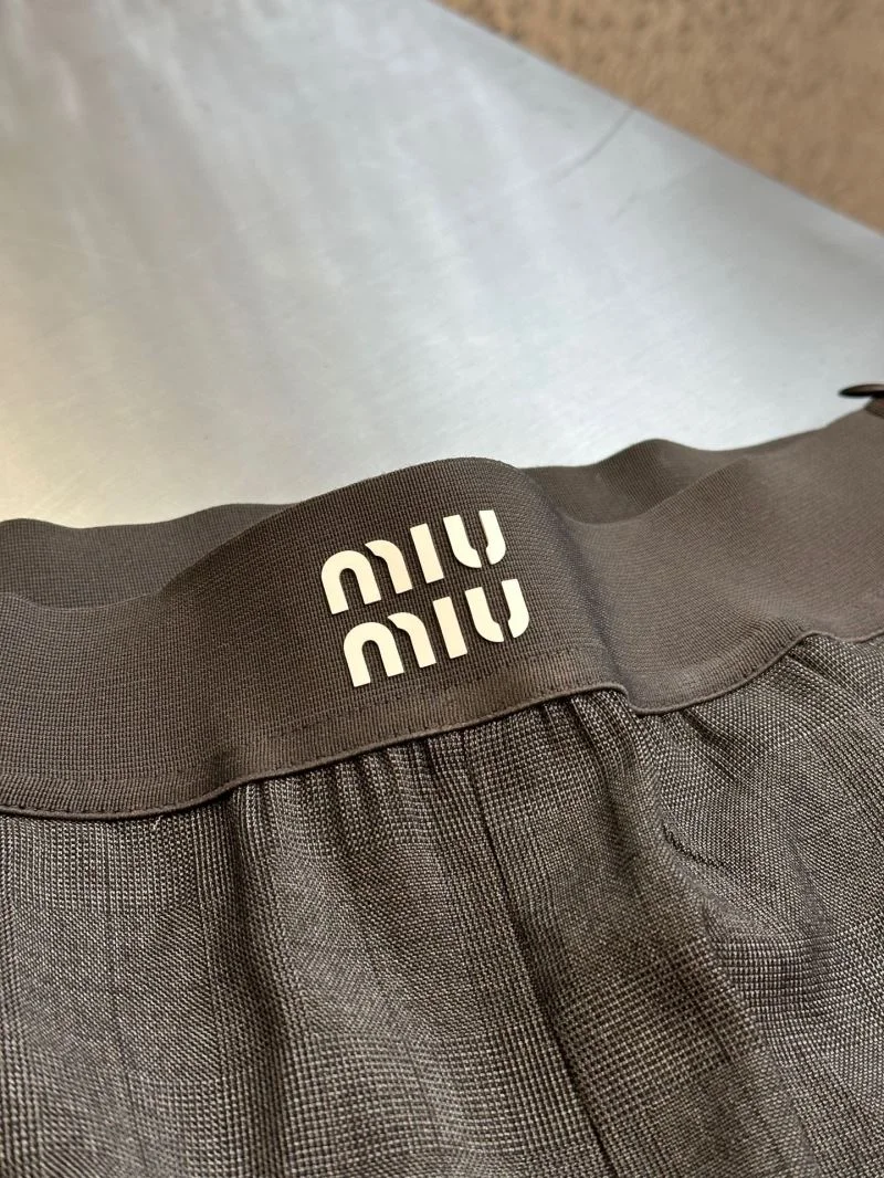 Miu Miu Long Pants Stylish 163653