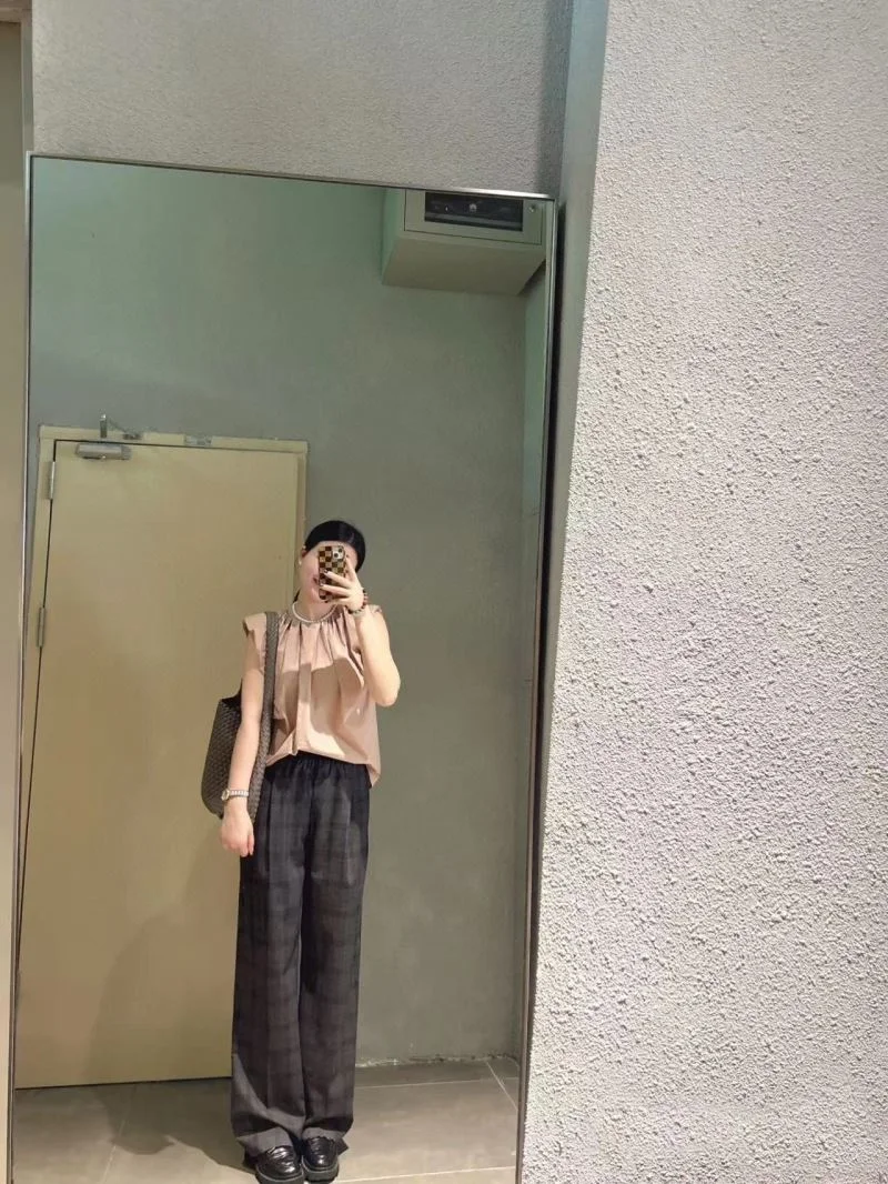 Miu Miu Long Pants Stylish 163653
