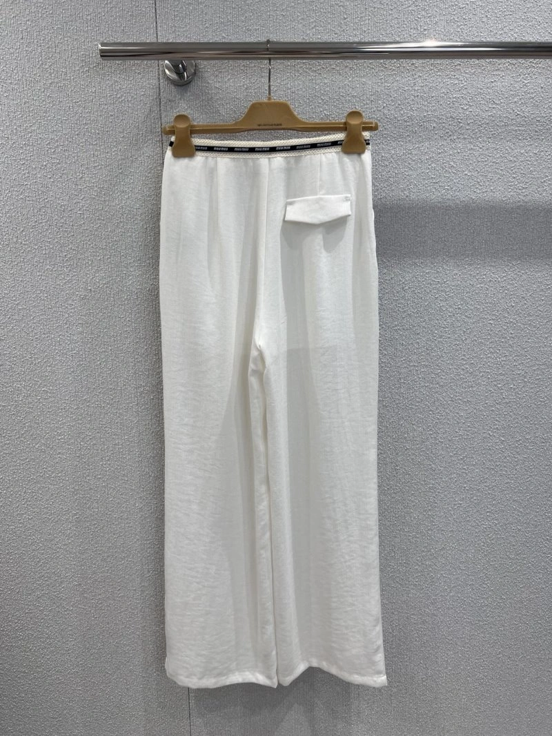 Versatile Miu Miu Long Pants 156362