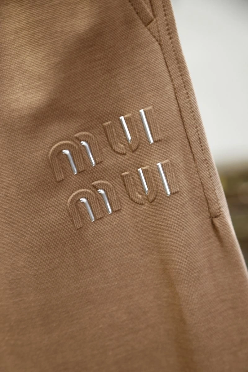 Miu Miu Long Pants SmoothTexture 160198