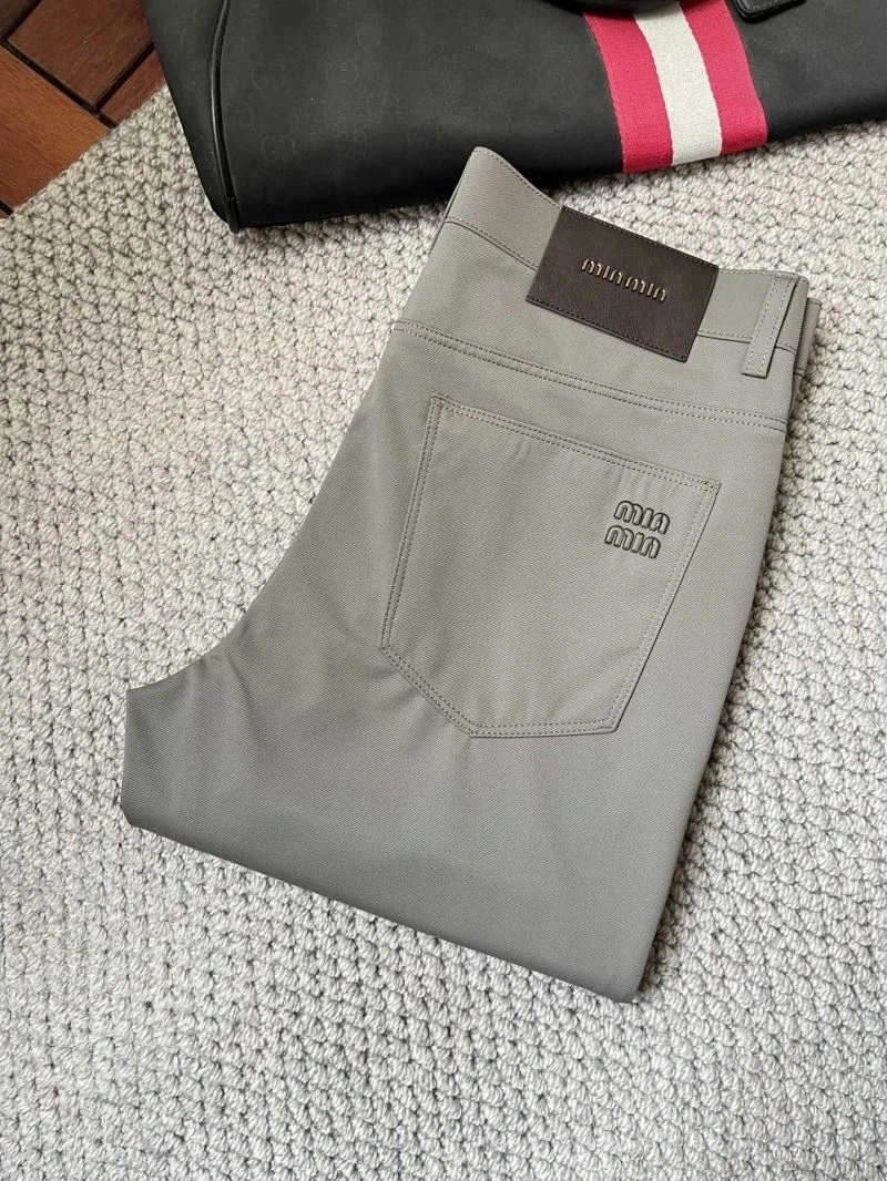 Miu Miu Long Pants Fashionable 160179