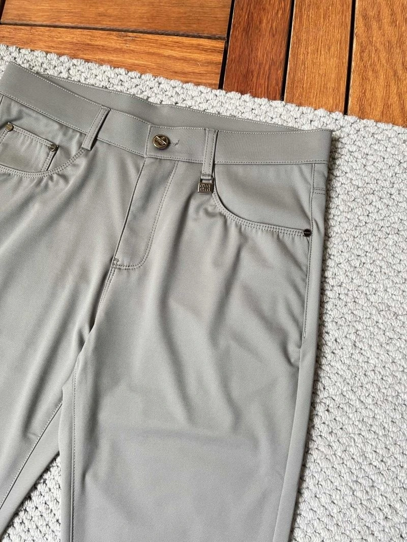 Miu Miu Long Pants Fashionable 160179