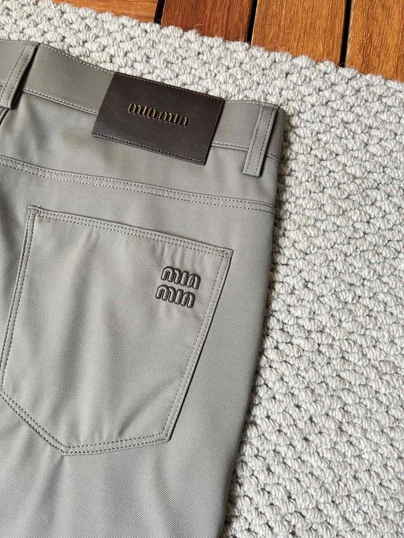 Miu Miu Long Pants Fashionable 160179