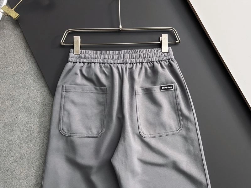 Miu Miu Long Pants Breathable 158238
