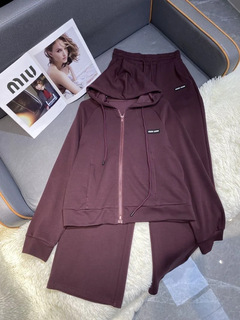 Miu Miu Long Suits ZipUp 163944