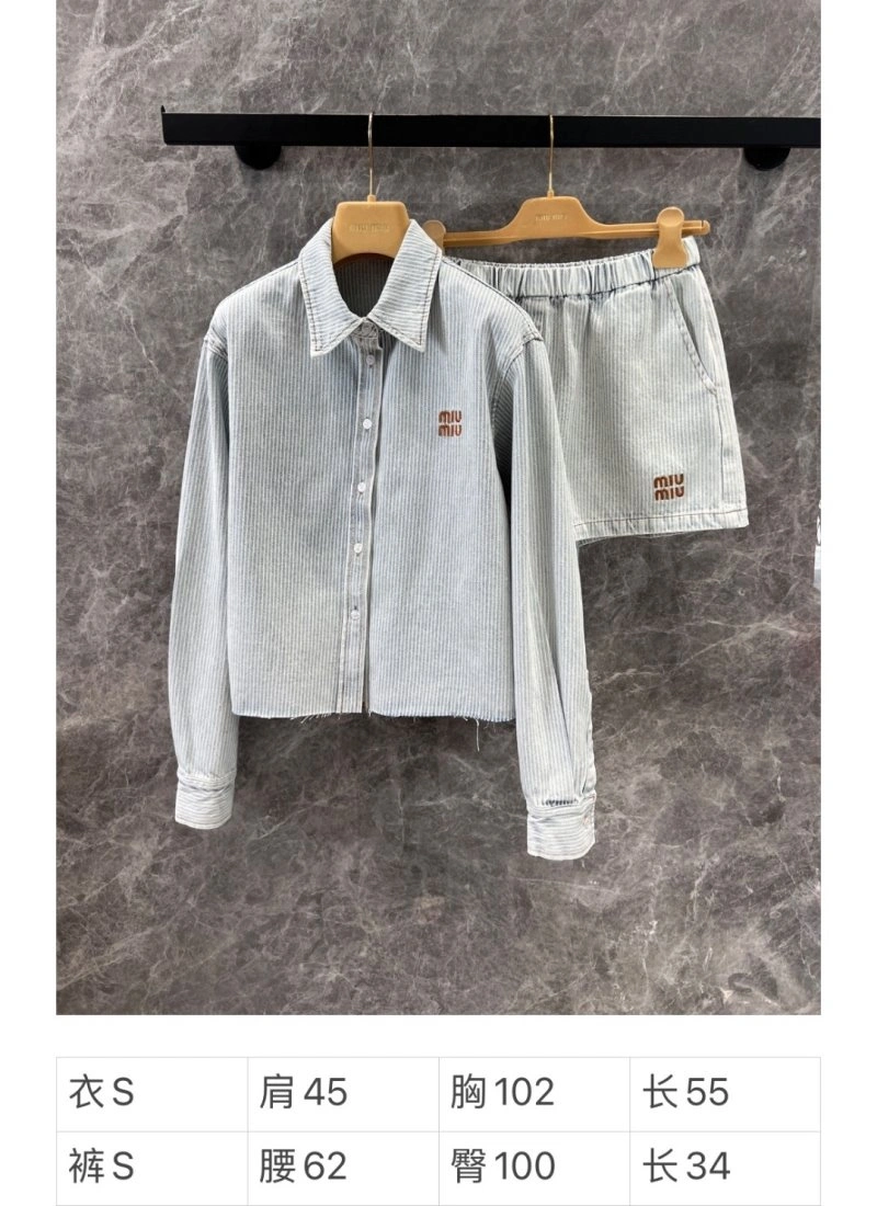 Miu Miu Long Suits Unisex 151238