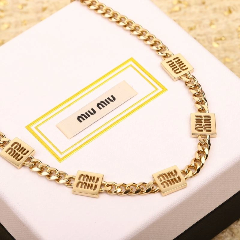 Miu Miu Necklaces SmoothTexture 214502