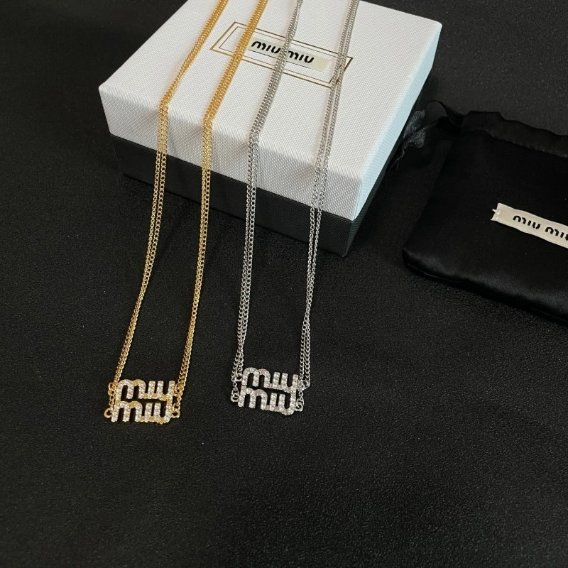 Minimalist Miu Miu Necklaces 208521