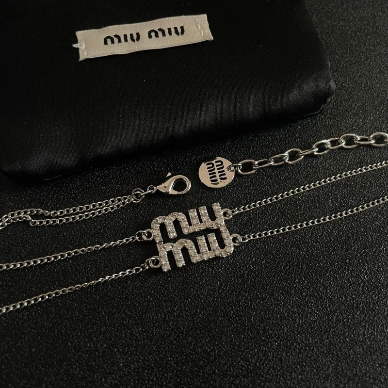 Minimalist Miu Miu Necklaces 208521