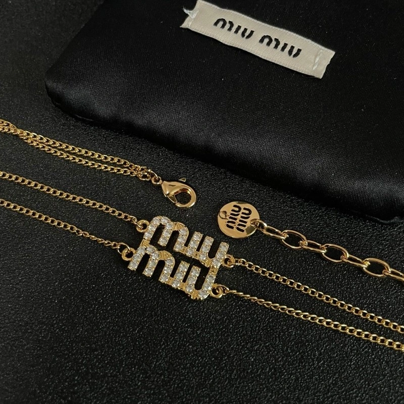 Trendsetting Miu Miu Necklaces 208523