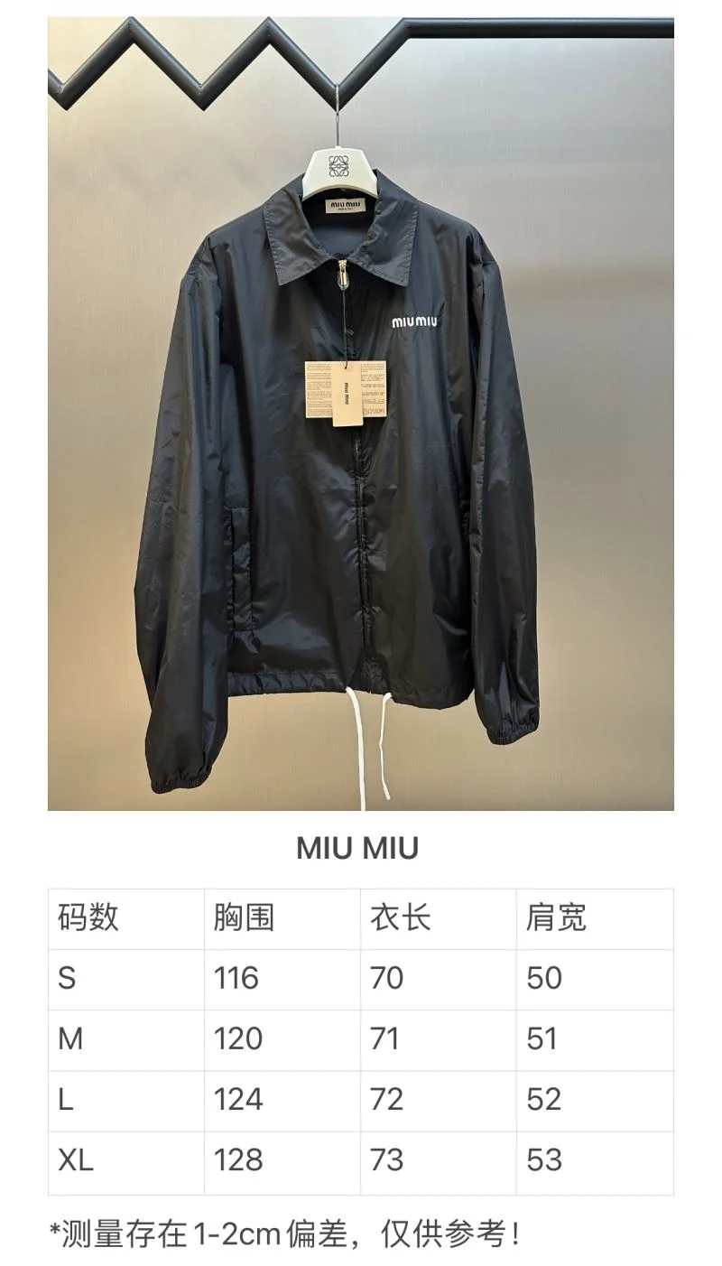 Modern Miu Miu Outwear 163569