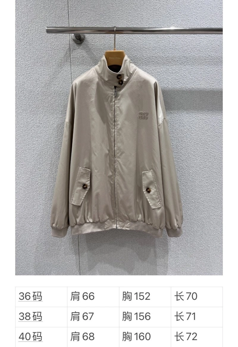 Miu Miu Outwear Lightweight 156343