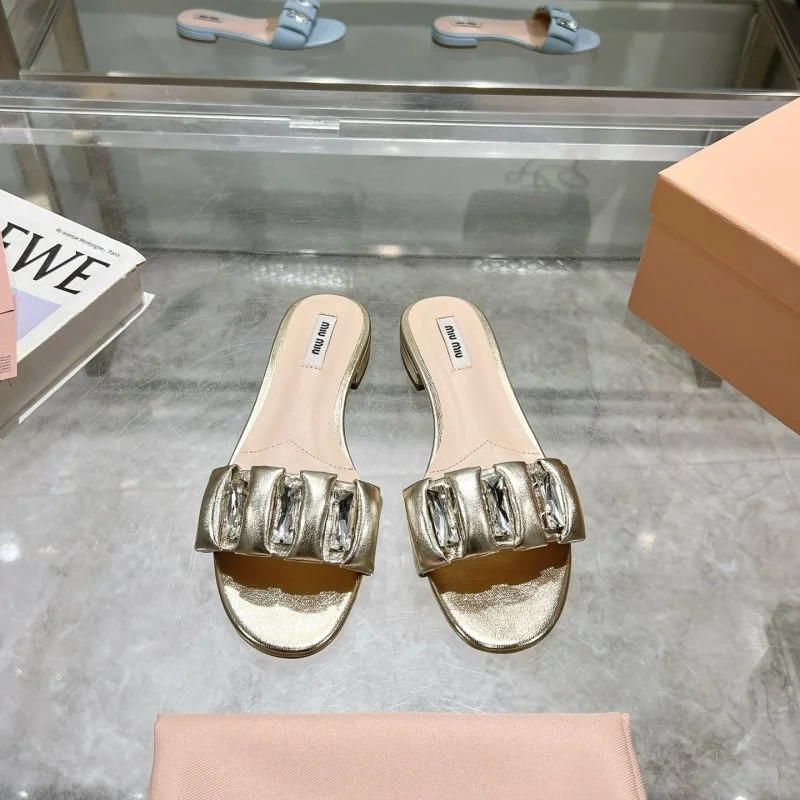 Miu Miu Sandals Breathable 9577