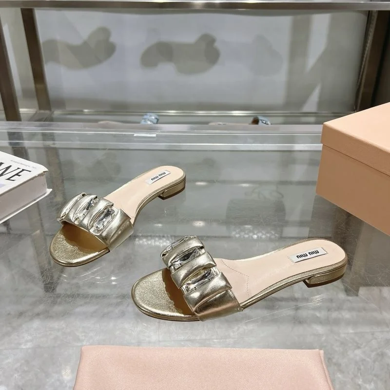 Miu Miu Sandals Breathable 9577