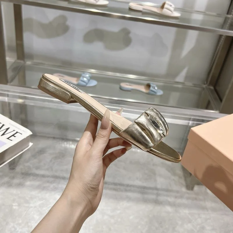 Miu Miu Sandals Breathable 9577