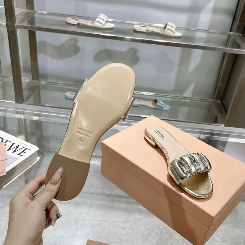 Miu Miu Sandals Breathable 9577