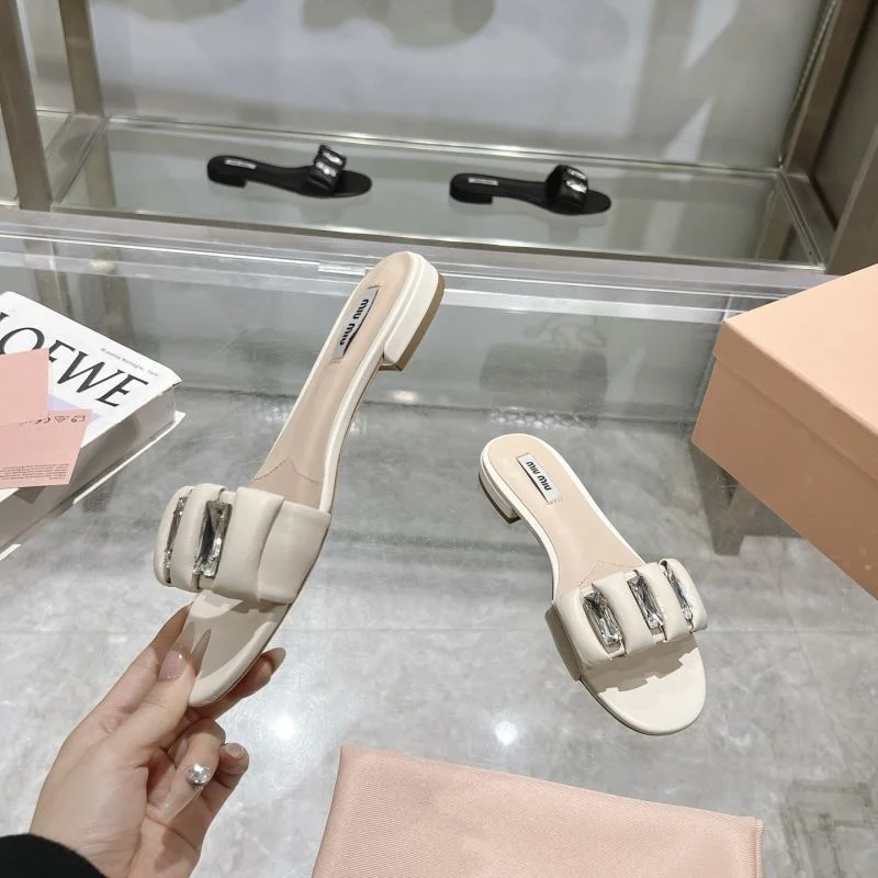 RelaxedFit Miu Miu Sandals 9580