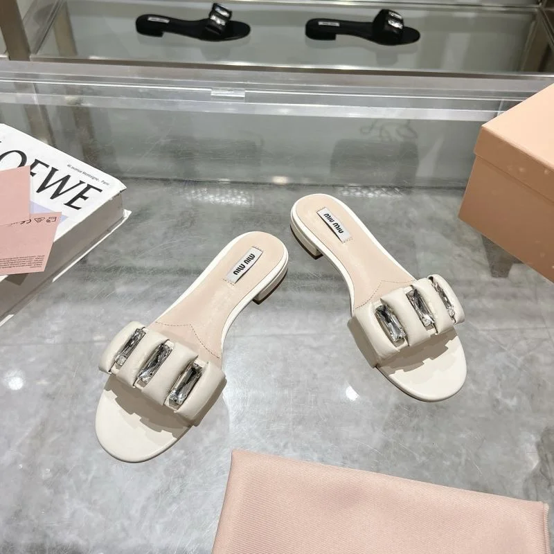 RelaxedFit Miu Miu Sandals 9580