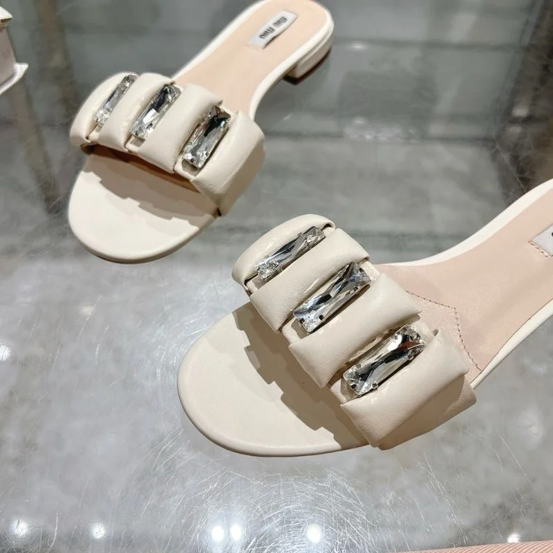 RelaxedFit Miu Miu Sandals 9580