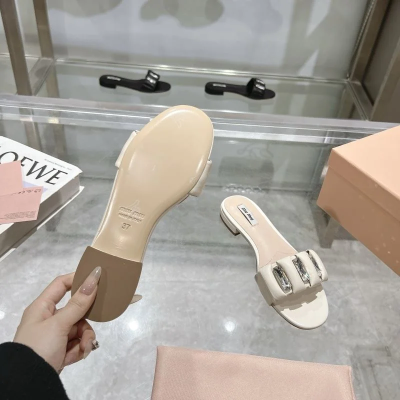 RelaxedFit Miu Miu Sandals 9580