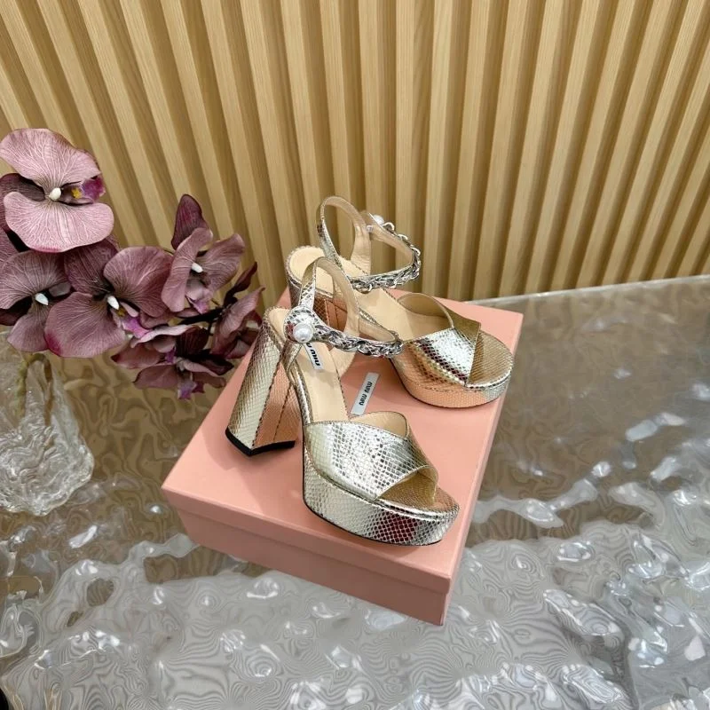 Trendy Miu Miu Sandals 9696