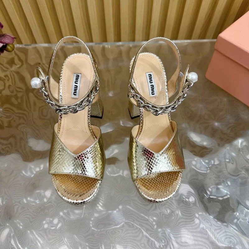 Trendy Miu Miu Sandals 9696
