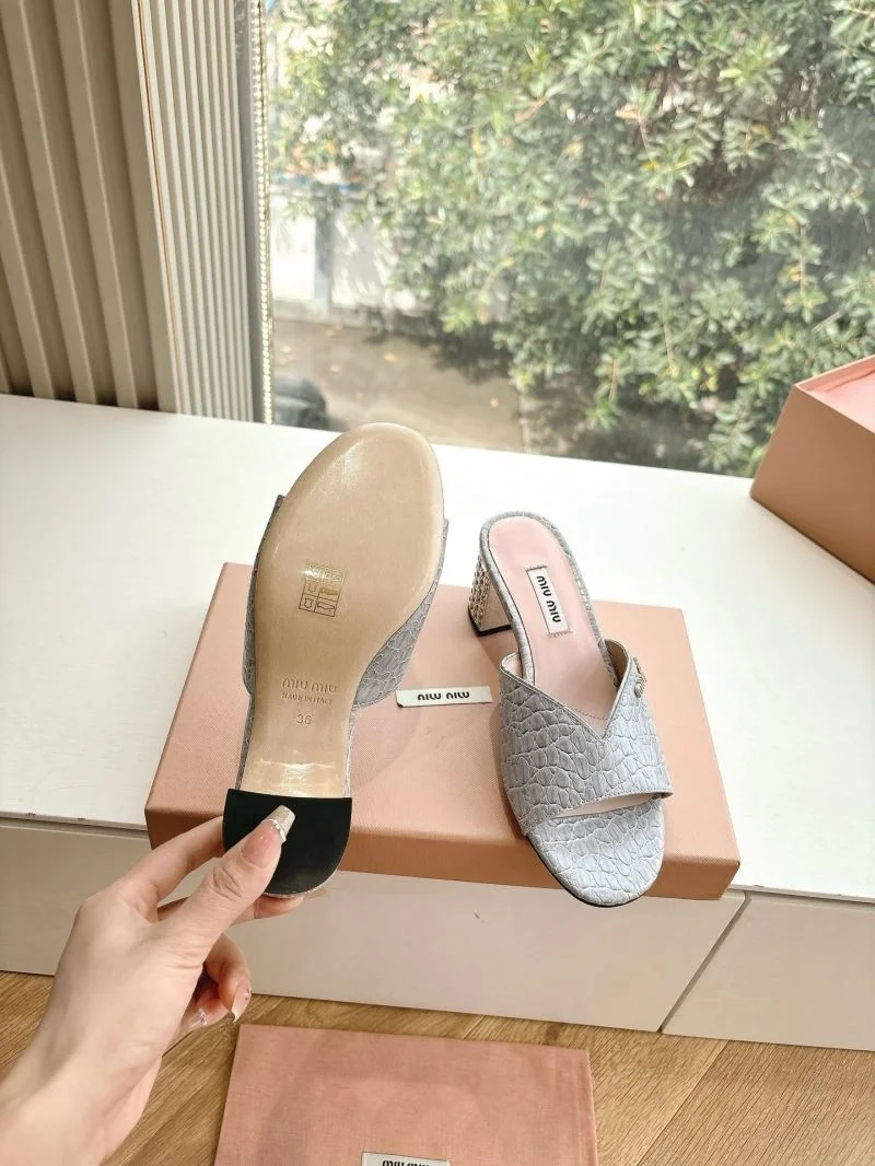 WaterResistant Miu Miu Sandals 9555